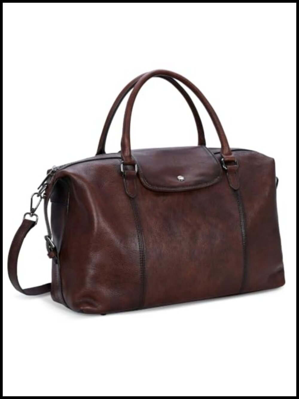 Genuine Leather Satchel Shoulder Bag Crossbody Tote for Women